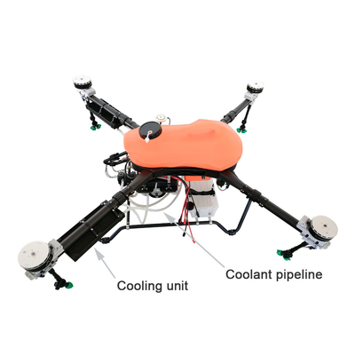 Gazowy elektryczny hybrydowy 16L Bezzałogowy dron z kamerą UAV Opryskiwacz rolniczy 5L / min