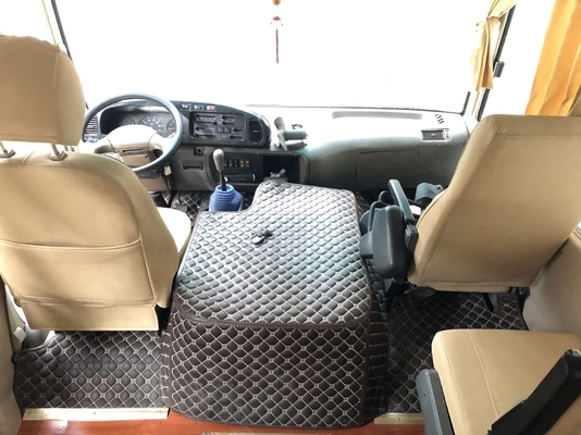 Silnik 90kw 21 miejsc Używany autobus pasażerski Higer Coaster Toyota Coaster 2009 Dobra wydajność