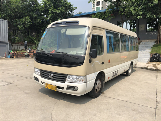 Silnik 2,7L 113kw Toyota Coaster Używany autobus pasażerski 23 miejsca 2014