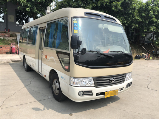 Silnik 2,7L 113kw Toyota Coaster Używany autobus pasażerski 23 miejsca 2014
