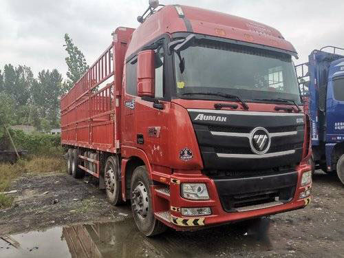 Używane 2016 Cummins 350KM Foton Cargo Box Trailer Truck 12 Speed