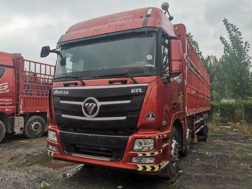 Używane 2016 Cummins 350KM Foton Cargo Box Trailer Truck 12 Speed