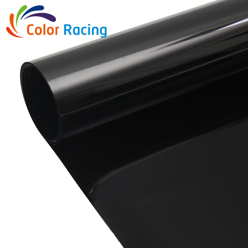 Colorracing 2-warstwowy szklany PET Folia do przyciemniania szyb samochodowych 2mil Odrzucenie UV 100%